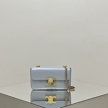 Okify Celine Gray Underarm Bag 20.5x10.5x4cm