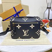 Okify Louis Vuitton Pochette Métis Bicolor Bag In Black And Beige M45773 25x19x7cm  - 3