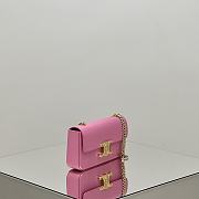 Okify Celine Pink Underarm Bag 20.5x10.5x4cm - 4