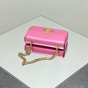 Okify Celine Pink Underarm Bag 20.5x10.5x4cm - 3