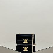 Okify Celine Black Underarm Bag With Gold Hardware 20.5x10.5x4cm - 1
