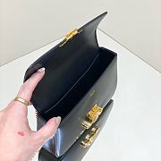 Okify Celine Black Underarm Bag With Gold Hardware 20.5x10.5x4cm - 2