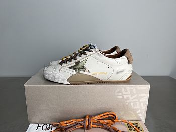 Okify Golden Goose True Star White Sneakers With Gold Star EU35-40 