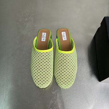 Okify Alaia Neon Green Mesh Mules EU35-42