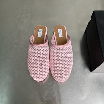 Okify Alaia Pink Mesh Mules EU35-42