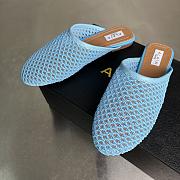 Okify Alaia Blue Mesh Mules EU35-42 - 5
