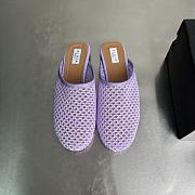 Okify Alaia Purple Mesh Mules EU35-42 - 1