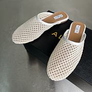 Okify Alaia White Mesh Mules EU35-42 - 3