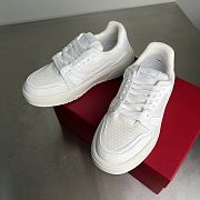 Okify Valentino White Mesh Sneakers EU35-45 4.5cm - 3