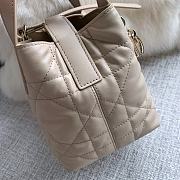 Okify Dior Toujours Vertical Nano Tote Bag In Beige 13x15x12cm - 2