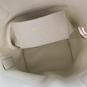Okify Dior Toujours Vertical Nano Tote Bag In White 13x15x12cm - 6
