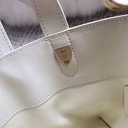 Okify Dior Toujours Vertical Nano Tote Bag In White 13x15x12cm - 2