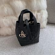 Okify Dior Toujours Vertical Nano Tote Bag In Black 13x15x12cm - 1