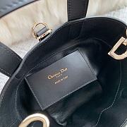 Okify Dior Toujours Vertical Nano Tote Bag In Black 13x15x12cm - 5