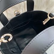 Okify Dior Toujours Vertical Nano Tote Bag In Black 13x15x12cm - 4