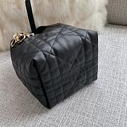 Okify Dior Toujours Vertical Nano Tote Bag In Black 13x15x12cm - 2