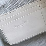 Okify Dior Hobo Oblique Bag In Blue And White 22x14.5x10cm  - 3