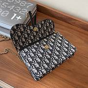 Okify Dior WOC Blue Oblique Bag 22x14.5x3.5cm  - 6