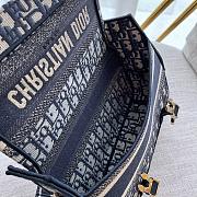 Okify Dior Small Diorcamp Bag In Blue Oblique 23x15x8cm - 3