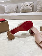 Okify Christian Louboutin Nude Mule Sandals 8.5cm EU34-43 - 5