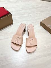 Okify Christian Louboutin Nude Mule Sandals 8.5cm EU34-43 - 4