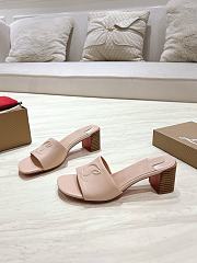 Okify Christian Louboutin Nude Mule Sandals 8.5cm EU34-43 - 2
