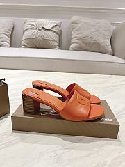 Okify Christian Louboutin Orange Mule Sandals 8.5cm EU34-43 - 1