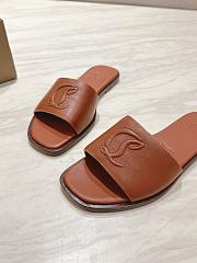 Okify Christian Louboutin Brown Slides 1.5cm EU34-43 - 4