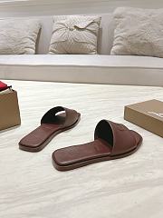 Okify Christian Louboutin Dark Brown Slides 1.5cm EU34-43 - 5