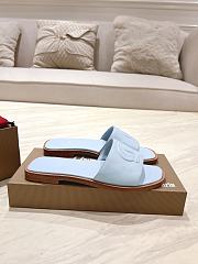 Okify Christian Louboutin Blue Slides 1.5cm EU34-43 - 2