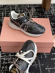 Okify MiuMiu Black Sneakers With 3 Laces 5cm EU35-40 - 3