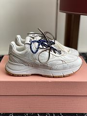 Okify MiuMiu White Sneakers With 3 Laces 5cm EU35-40 - 3