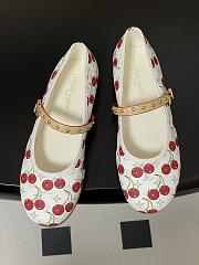 Okify Louis Vuitton Romy Cherry Ballet Shoes In White EU35-41 - 6