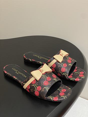 Okify Louis Vuitton x TM Cherry Slides In Brown EU35-41