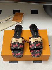 Okify Louis Vuitton x TM Cherry Slides In Brown EU35-41 - 4