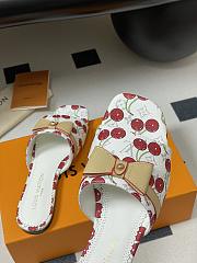 Okify Louis Vuitton x TM Cherry Slides In White EU35-41 - 4
