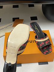 Okify Louis Vuitton x TM Cherry High Heel Sandals In Brown 6cm EU35-41  - 5