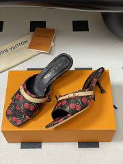 Okify Louis Vuitton x TM Cherry High Heel Sandals In Brown 6cm EU35-41  - 6
