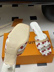 Okify Louis Vuitton x TM Cherry High Heel Sandals In White 6cm EU35-41 - 2