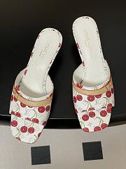 Okify Louis Vuitton x TM Cherry High Heel Sandals In White 6cm EU35-41 - 5