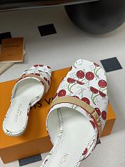 Okify Louis Vuitton x TM Cherry High Heel Sandals In White 6cm EU35-41 - 6