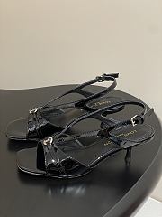 Okify Louis Vuitton Black High Heel Sandals 4.5cm EU35-41  - 1