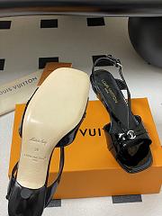 Okify Louis Vuitton Black High Heel Sandals 4.5cm EU35-41  - 6