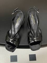 Okify Louis Vuitton Black High Heel Sandals 4.5cm EU35-41  - 3