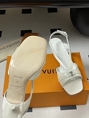 Okify Louis Vuitton White High Heel Sandals 4.5cm EU35-41  - 6