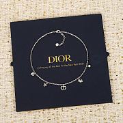 Okify Dior Silver Petit CD Lucky Charm Necklace - 1
