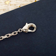 Okify Dior Silver Petit CD Lucky Charm Necklace - 3