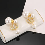 Okify Dior Tribales Pearl Earrings  - 2