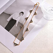 Okify Prada Black/White Logos Bracelet  - 2