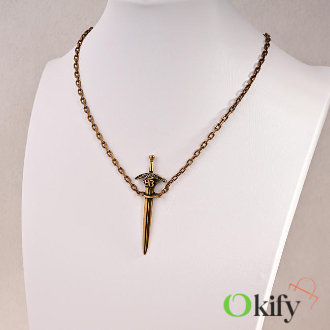 Okify Balenciaga Sword Necklace  - 1